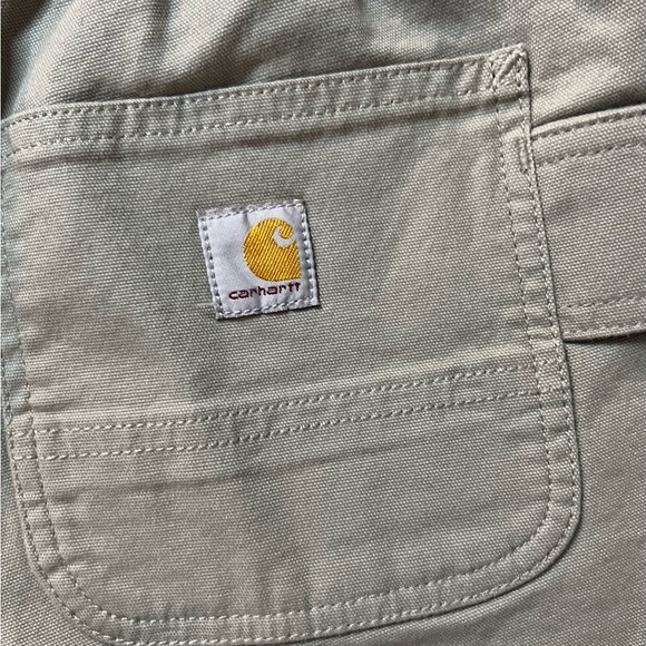 WOMEN'S RUGGED FLEX® RELAXED FIT CANVAS WORK SHORT Size 6 - Picture 7 of 7